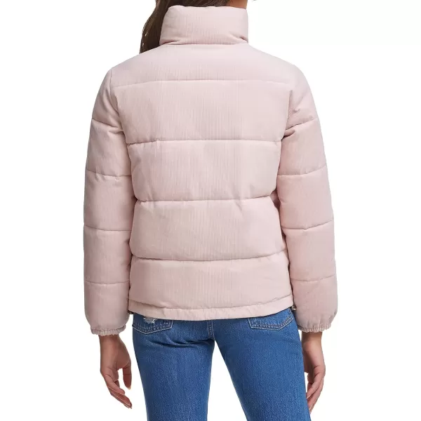 Levis Womens Zoe Corduroy Puffer Jacket Standard amp Plus SizesBaby Pink Corduroy