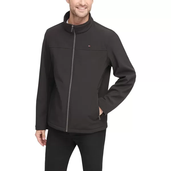 Tommy Hilfiger Mens Active Soft Shell JacketBig amp Tall Deep Black