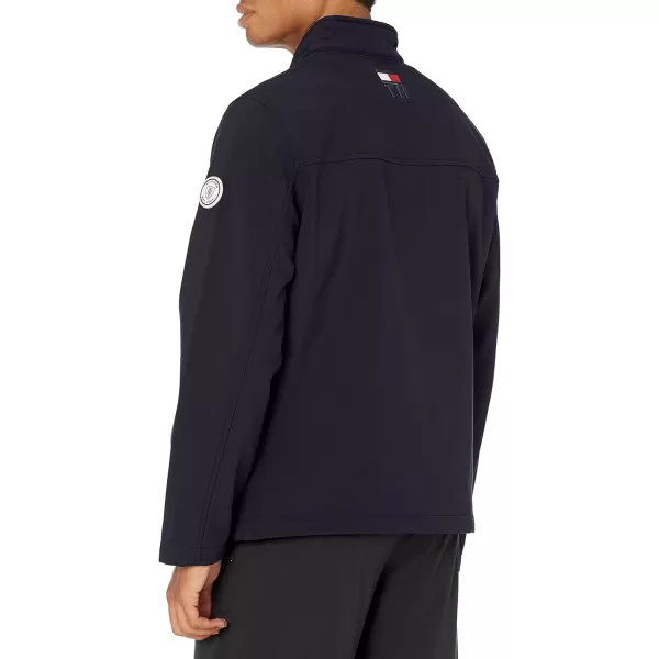 Tommy Hilfiger Mens Active Soft Shell JacketBig amp Tall Night SkyTwo Tone Flag