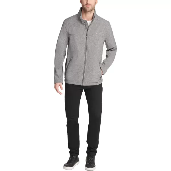 Tommy Hilfiger Mens Active Soft Shell JacketStandard Heather Grey