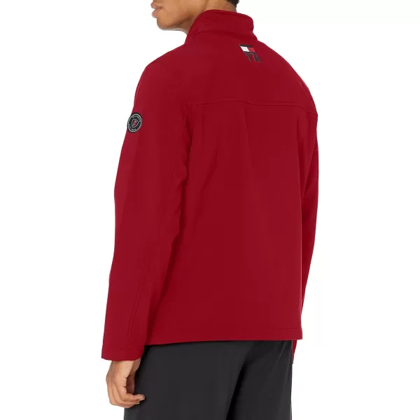 Tommy Hilfiger Mens Active Soft Shell JacketStandard Red Two Tone Flag