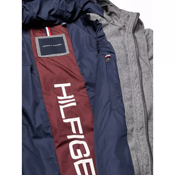 Tommy Hilfiger Mens Arctic Cloth Heavyweight Performance ParkaUltra Heather Grey