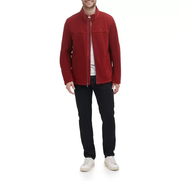 Tommy Hilfiger Mens Classic Zip Front Polar Fleece JacketRed