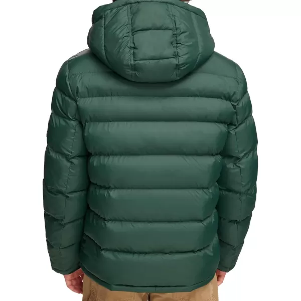 Tommy Hilfiger Mens Hooded Puffer JacketGreen