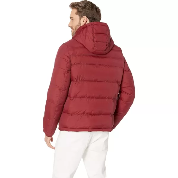 Tommy Hilfiger Mens Hooded Puffer JacketRed