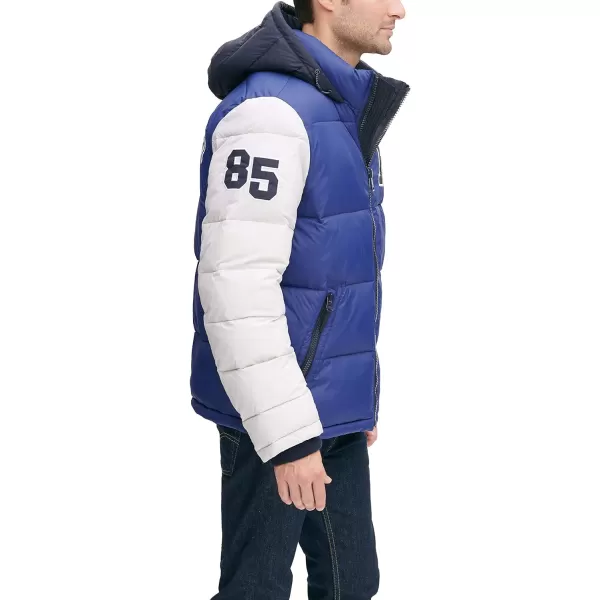 Tommy Hilfiger Mens Hooded Puffer JacketRoyal