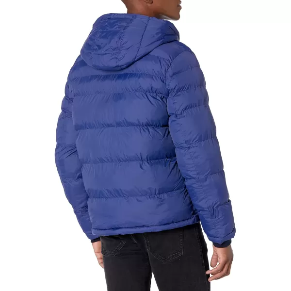 Tommy Hilfiger Mens Hooded Puffer JacketRoyal Blue
