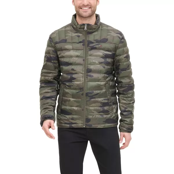 Tommy Hilfiger Mens Legacy Classic Packable Down Puffer JacketCamouflage