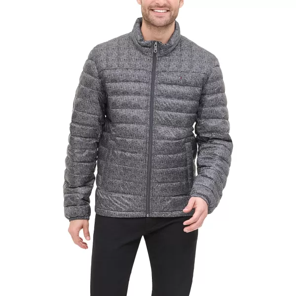 Tommy Hilfiger Mens Legacy Classic Packable Down Puffer JacketGreg Fancy Check