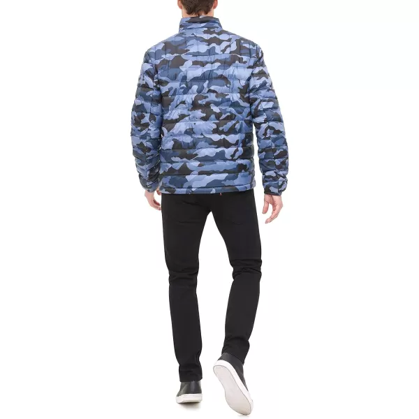 Tommy Hilfiger Mens Legacy Classic Packable Down Puffer JacketNavy Camouflage