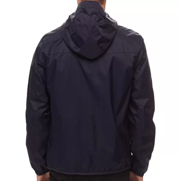 Tommy Hilfiger Mens Lightweight Active Water Resistant Hooded Rain JacketNavy