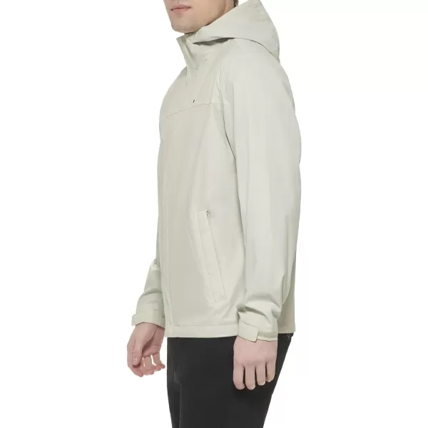 Tommy Hilfiger Mens Lightweight Breathable Waterproof Hooded JacketIce