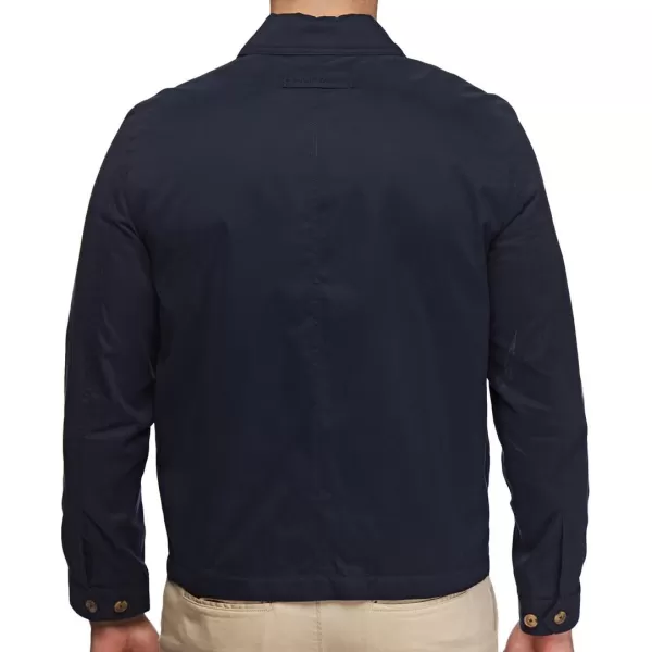 Tommy Hilfiger Mens Lightweight Microtwill Golf Jacket Standard and Big amp TallStandard Deep Navy