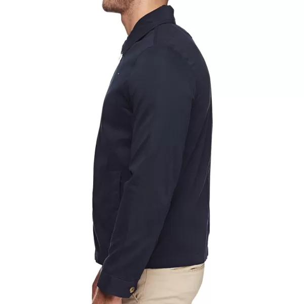 Tommy Hilfiger Mens Lightweight Microtwill Golf Jacket Standard and Big amp TallStandard Deep Navy