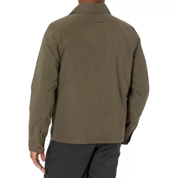 Tommy Hilfiger Mens Lightweight Microtwill Golf Jacket Standard and Big amp TallStandard Olive