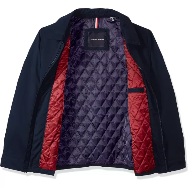 Tommy Hilfiger Mens Lightweight Microtwill Golf Jacket Standard and Big amp TallStandard Ultra Navy