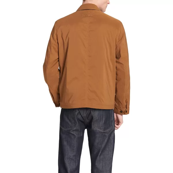 Tommy Hilfiger Mens Lightweight Microtwill Golf Jacket Standard and Big amp TallStandard Vicuna Brown