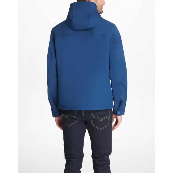 Tommy Hilfiger Mens Lightweight Performance Softshell Hoody JacketGulf Blue