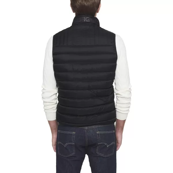 Tommy Hilfiger Mens Lightweight Ultra Loft Quilted Puffer Vest Standard and Big amp TallBlack