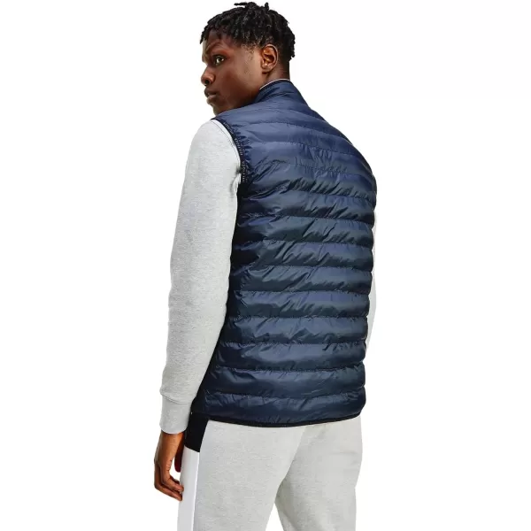 Tommy Hilfiger Mens Lightweight Ultra Loft Quilted Puffer Vest Standard and Big amp TallFallWinter 2024 Desert Sky Navy