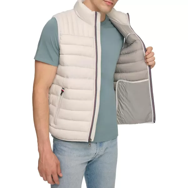 Tommy Hilfiger Mens Lightweight Ultra Loft Quilted Puffer Vest Standard and Big amp TallIce