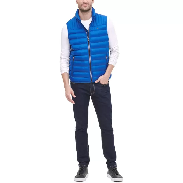 Tommy Hilfiger Mens Lightweight Ultra Loft Quilted Puffer Vest Standard and Big amp TallNew Royal