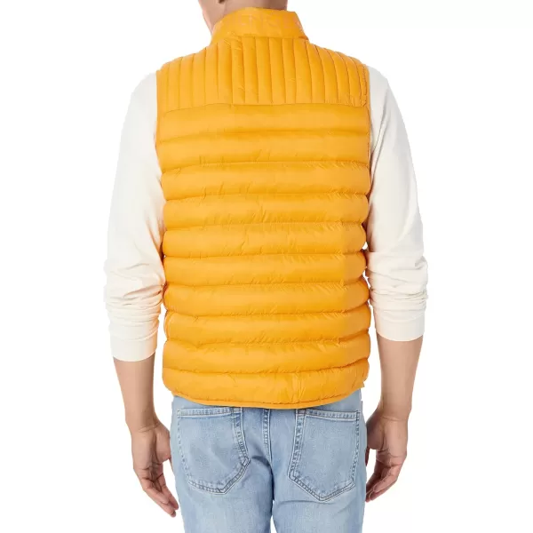 Tommy Hilfiger Mens Lightweight Ultra Loft Quilted Puffer Vest Standard and Big amp TallYellow Gold