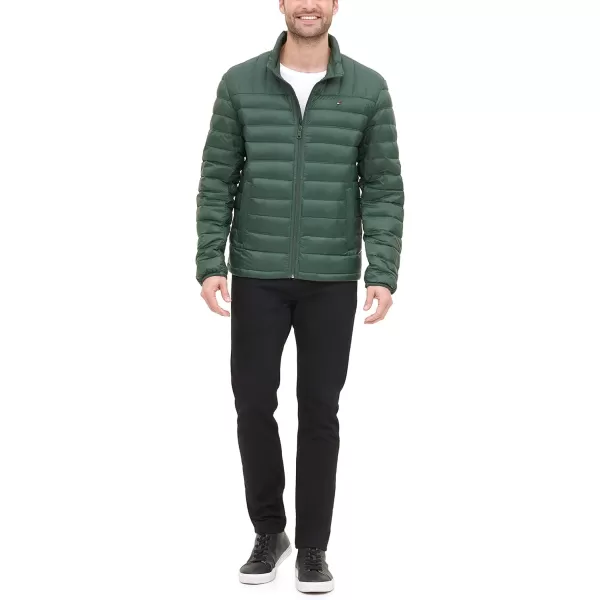 Tommy Hilfiger Mens Packable Down Puffer JacketStandard Green