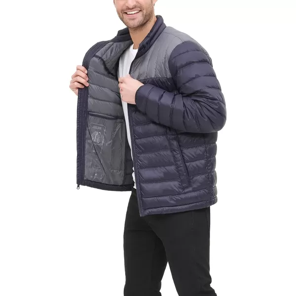 Tommy Hilfiger Mens Packable Down Puffer JacketStandard Midnight Charcoal