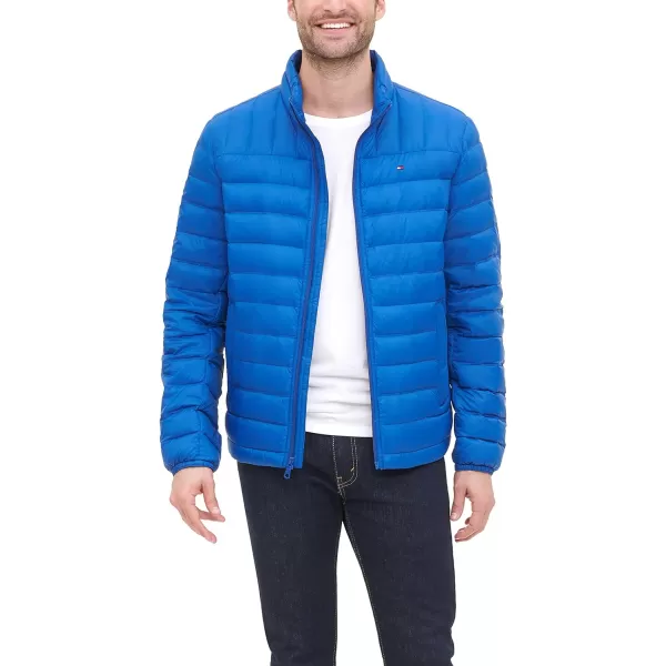 Tommy Hilfiger Mens Packable Down Puffer JacketStandard Royal Blue