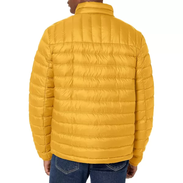 Tommy Hilfiger Mens Packable Down Puffer JacketStandard Yellow