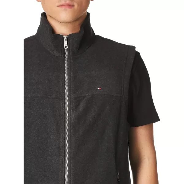Tommy Hilfiger Mens Polar Fleece VestCharcoal