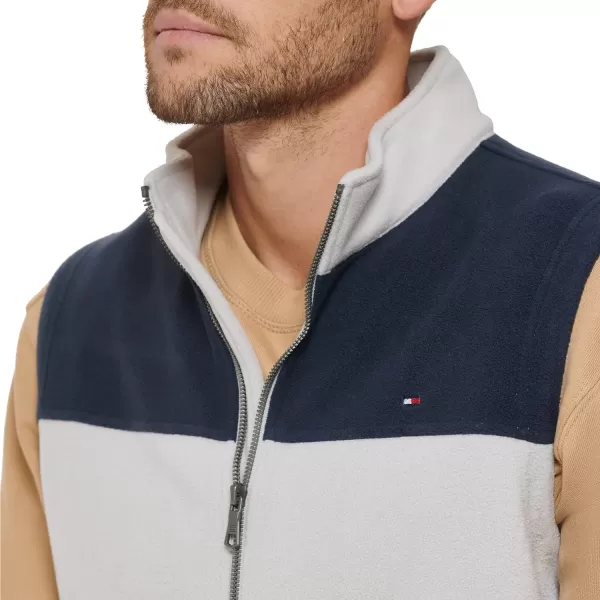 Tommy Hilfiger Mens Polar Fleece VestNavyIce