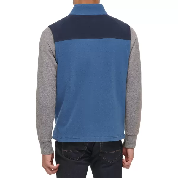 Tommy Hilfiger Mens Polar Fleece VestNavyOcean Blue