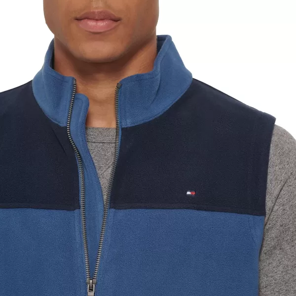 Tommy Hilfiger Mens Polar Fleece VestNavyOcean Blue