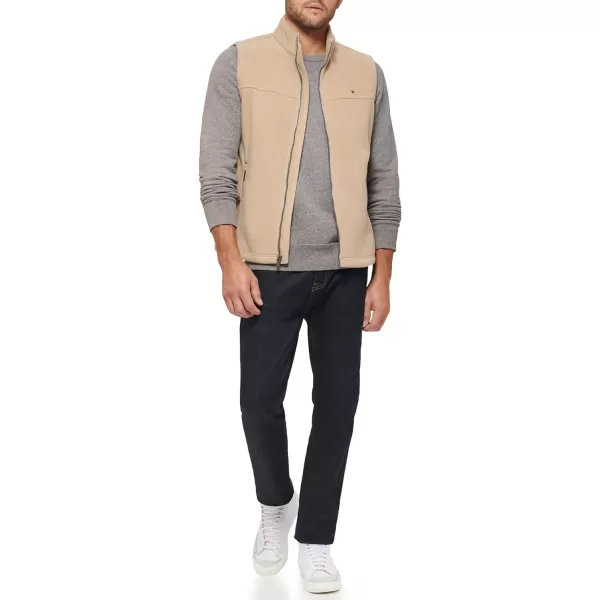 Tommy Hilfiger Mens Polar Fleece VestTan