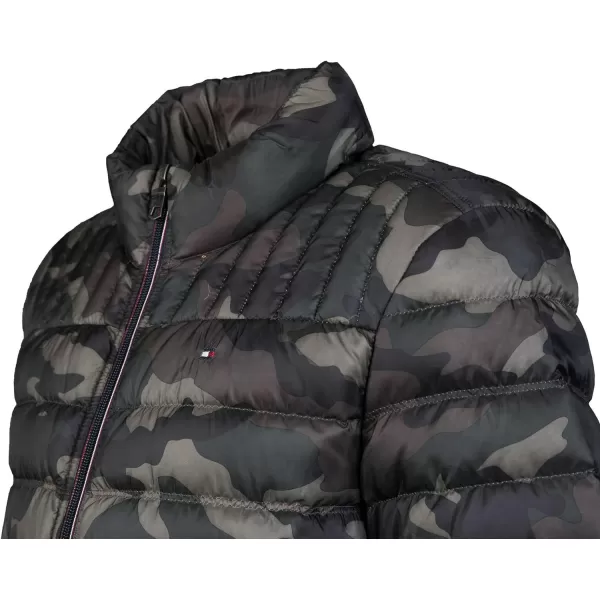 Tommy Hilfiger Mens Real Down Insulated Packable Puffer JacketCamouflage