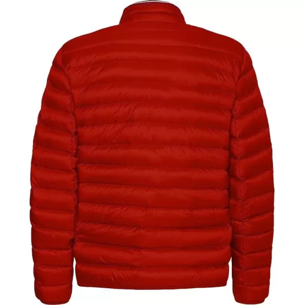 Tommy Hilfiger Mens Real Down Insulated Packable Puffer JacketFallWinter 2024 Primary Red