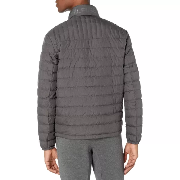 Tommy Hilfiger Mens Real Down Insulated Packable Puffer JacketHeather Charcoal