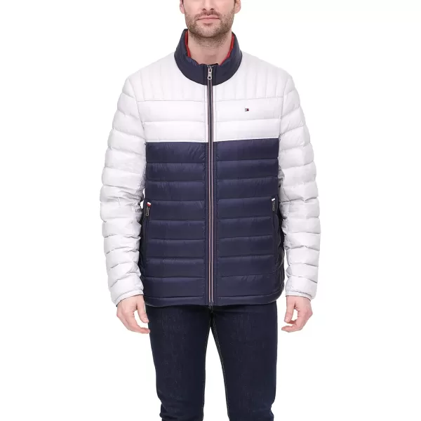 Tommy Hilfiger Mens Real Down Insulated Packable Puffer JacketNickel