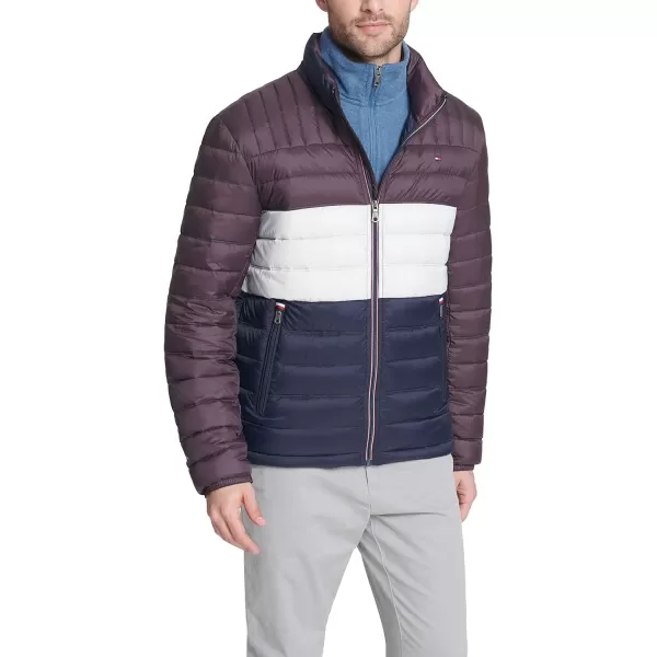 Tommy Hilfiger Mens Real Down Insulated Packable Puffer JacketPort Combo