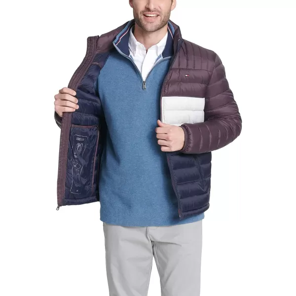 Tommy Hilfiger Mens Real Down Insulated Packable Puffer JacketPort Combo