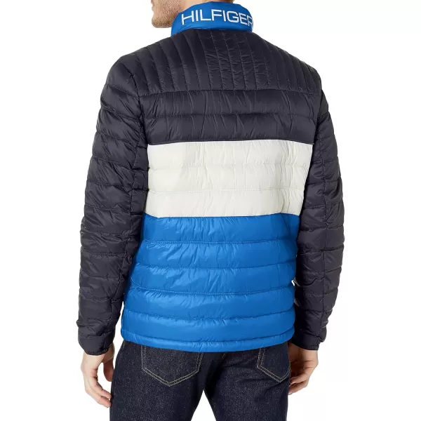 Tommy Hilfiger Mens Real Down Insulated Packable Puffer JacketRoyal Blue Combo