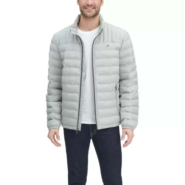 Tommy Hilfiger Mens Real Down Insulated Packable Puffer JacketStone