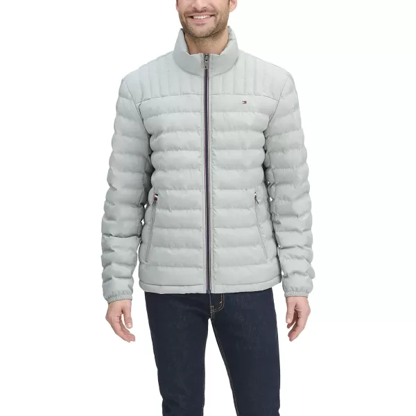 Tommy Hilfiger Mens Real Down Insulated Packable Puffer JacketStone