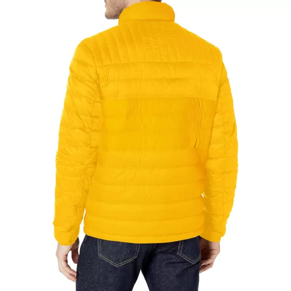 Tommy Hilfiger Mens Real Down Insulated Packable Puffer JacketYellow Gold