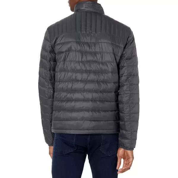 Tommy Hilfiger Mens Ultra Loft Lightweight Packable Puffer Jacket Standard and Big  TallCharcoal