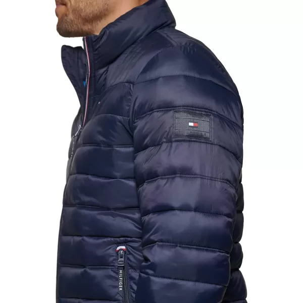 Tommy Hilfiger Mens Ultra Loft Lightweight Packable Puffer Jacket Standard and Big  TallMidnight