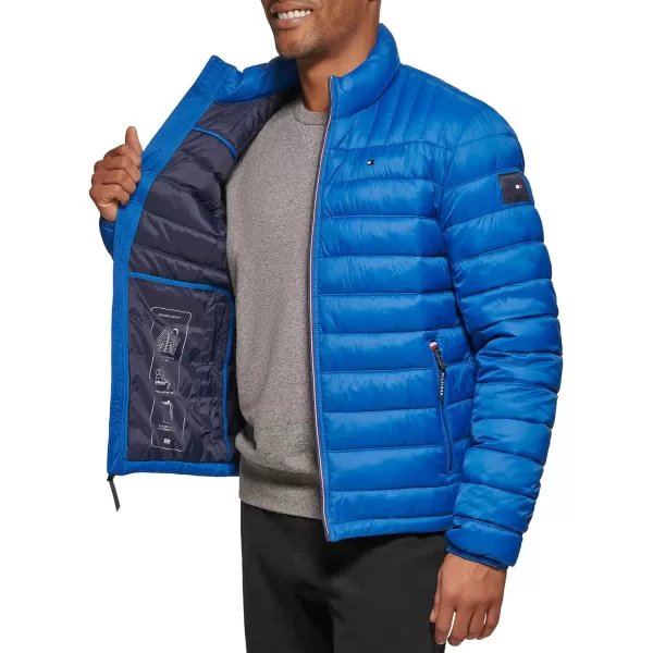 Tommy Hilfiger Mens Ultra Loft Lightweight Packable Puffer Jacket Standard and Big  TallNew Royal Blue