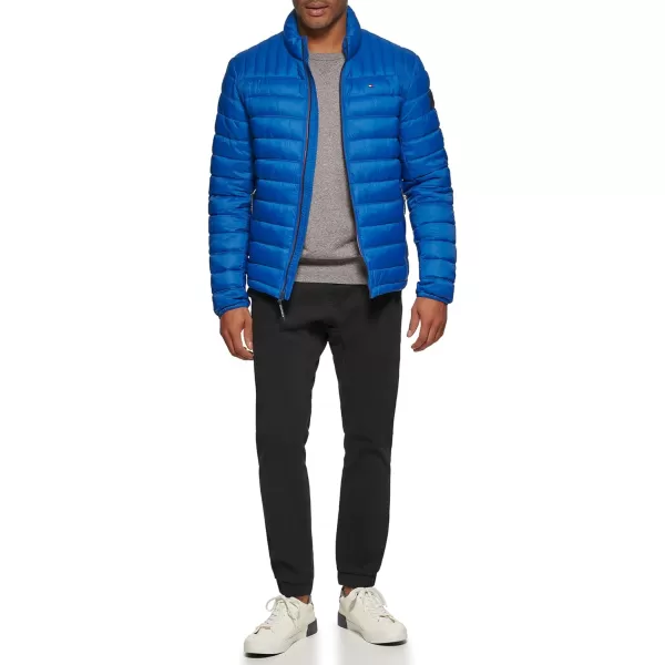 Tommy Hilfiger Mens Ultra Loft Lightweight Packable Puffer Jacket Standard and Big  TallNew Royal Blue